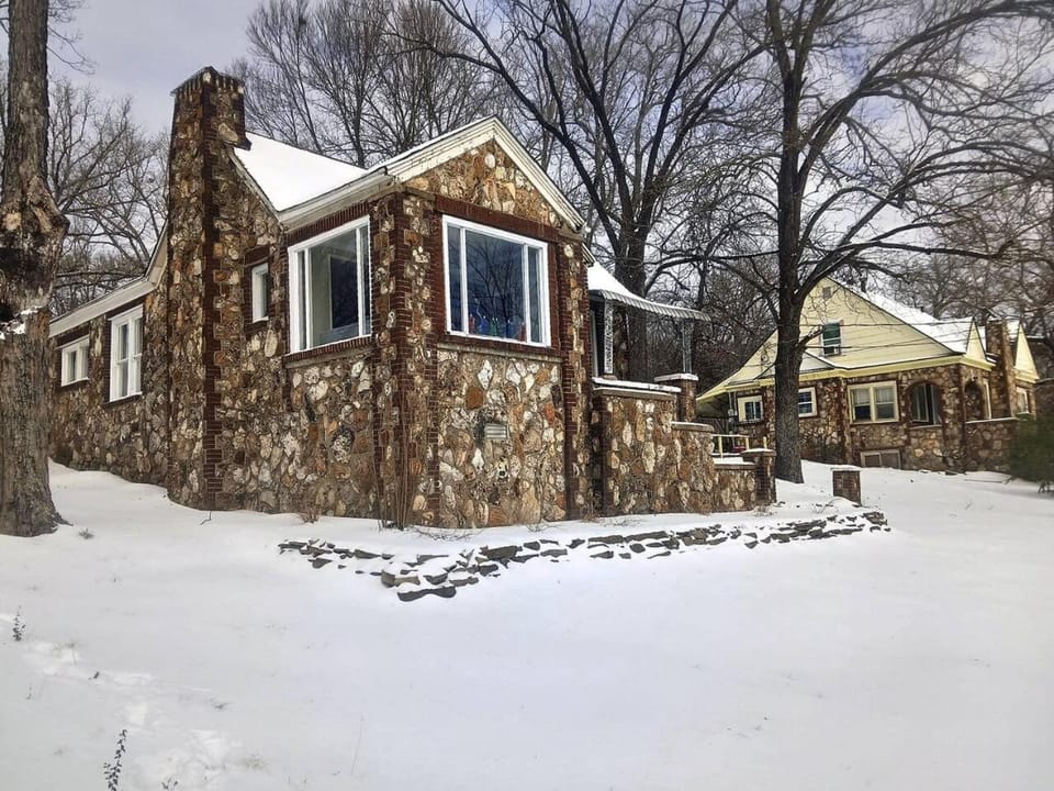 Historic Stone Cottage with River view and Fire Pit House in Hardy