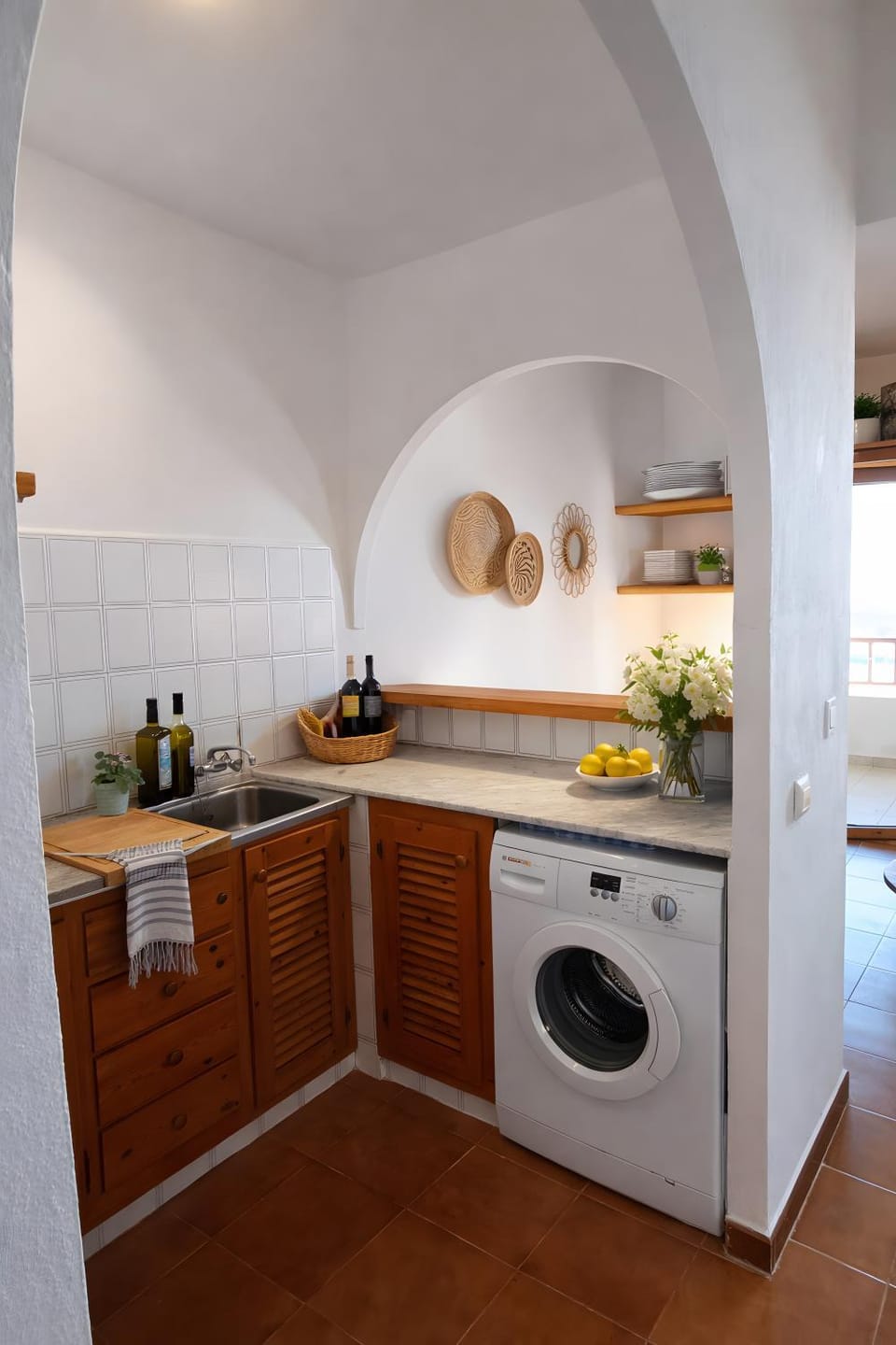 Kitchen or kitchenette, Living room