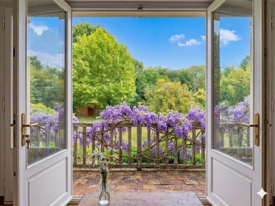 Property building, Garden view