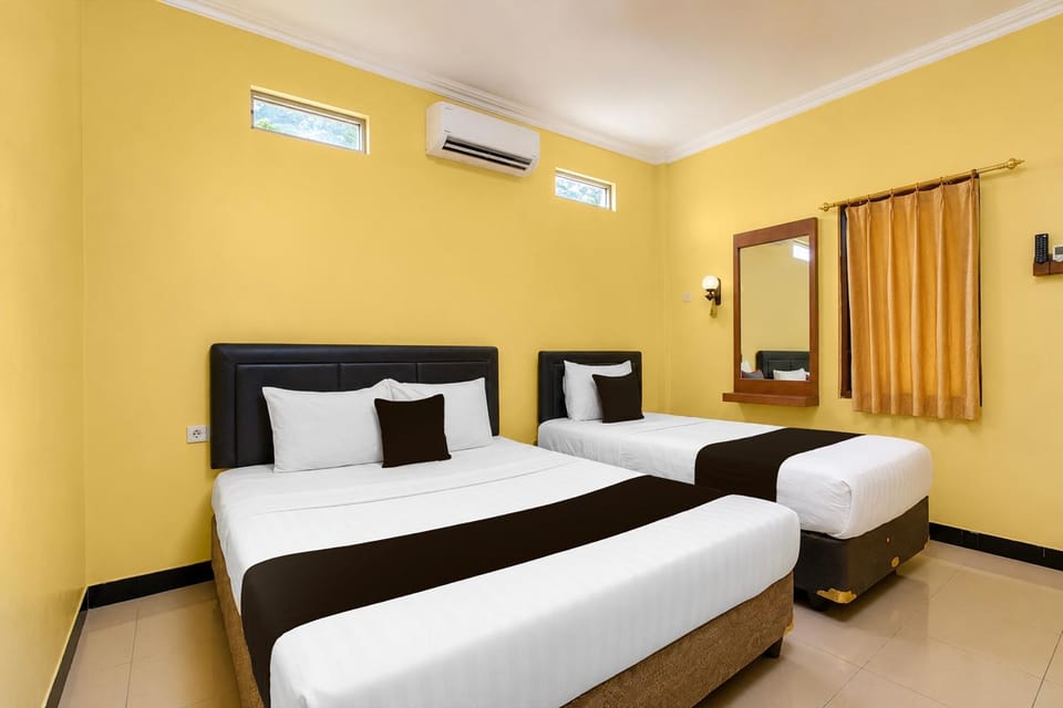 Bed, Bedroom, air conditioner