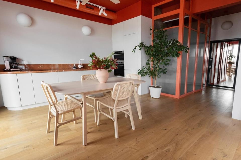 Japandi apartment with basement parking in new building Apartment in Kiev City - Kyiv