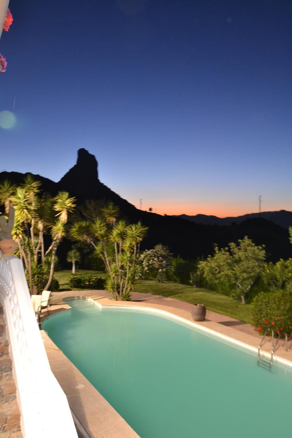 Property building, Living room, Swimming pool