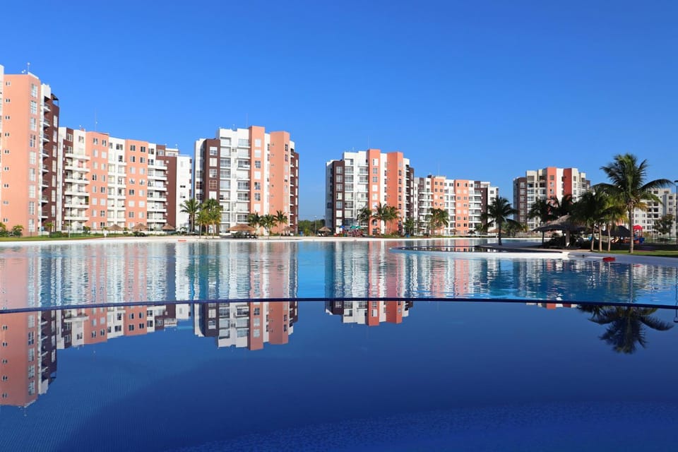 Property building, Pool view, Swimming pool