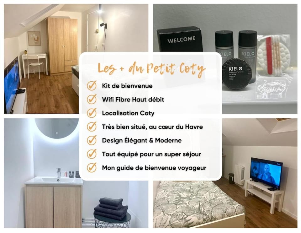 Dalikyda - Le Petit Coty - Downtown - Wifi Apartment in Le Havre