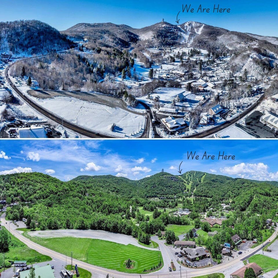 Nearby landmark, Day, Neighbourhood, Natural landscape, Bird's eye view, Winter, Summer, Skiing, Skiing, Mountain view