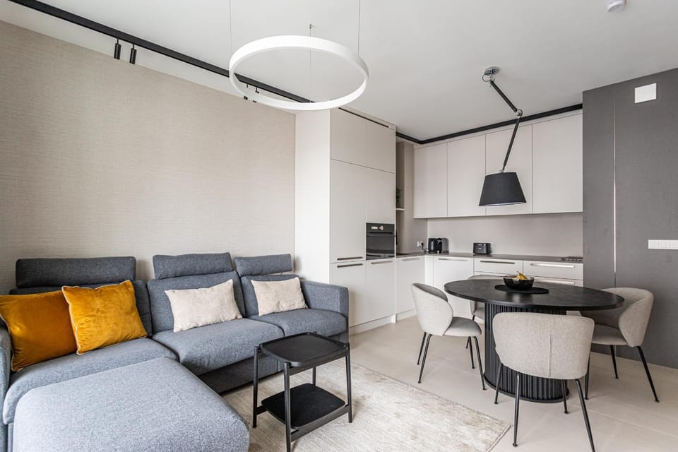 Kitchen or kitchenette, Living room