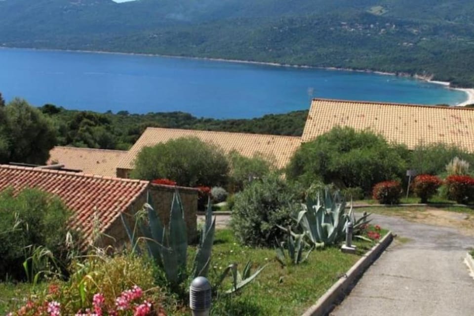 Villa vue jardin dans résidence calme wifi piscine mer à pied Villa in Coti-Chiavari