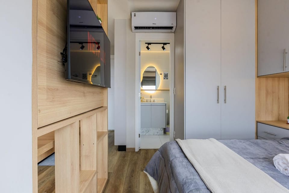 Studio na Pompeia com Vista Incrível próx. Allianz Apartment in Sao Paulo City
