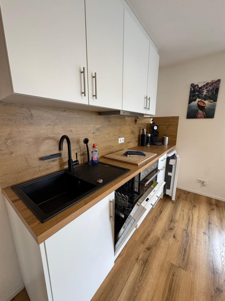 Coffee/tea facilities, Kitchen or kitchenette, dishwasher, minibar, stove
