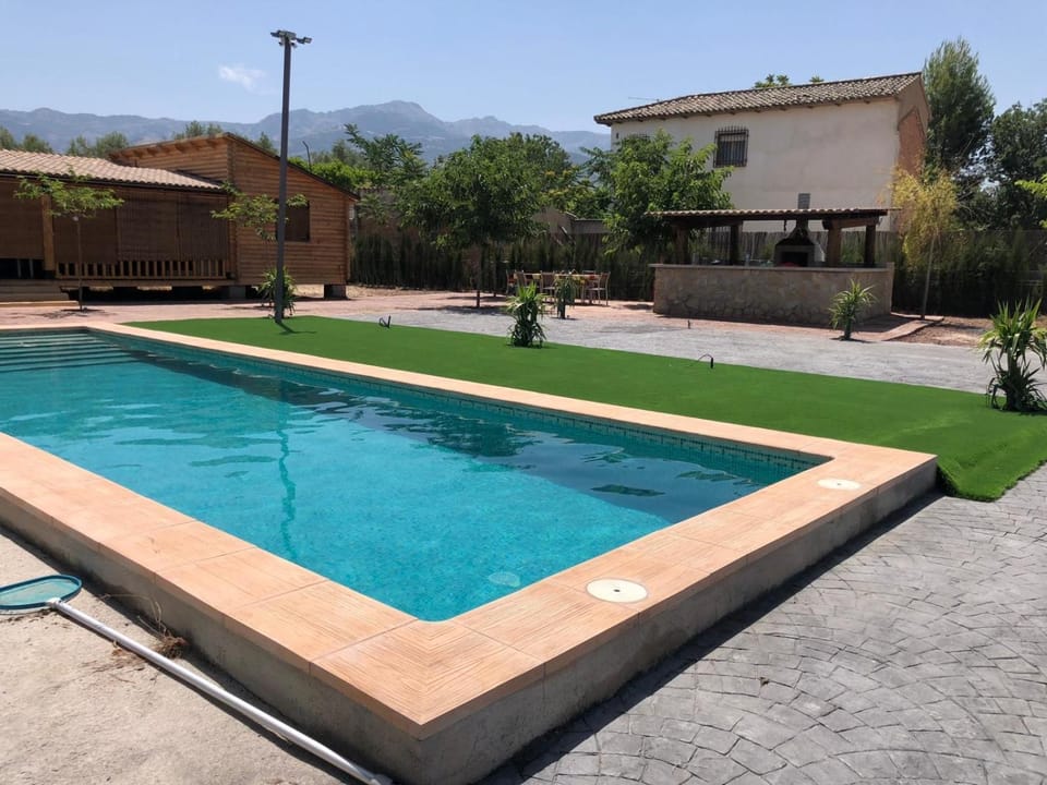 Property building, Day, Garden, Garden view, Pool view, Swimming pool, sunbed