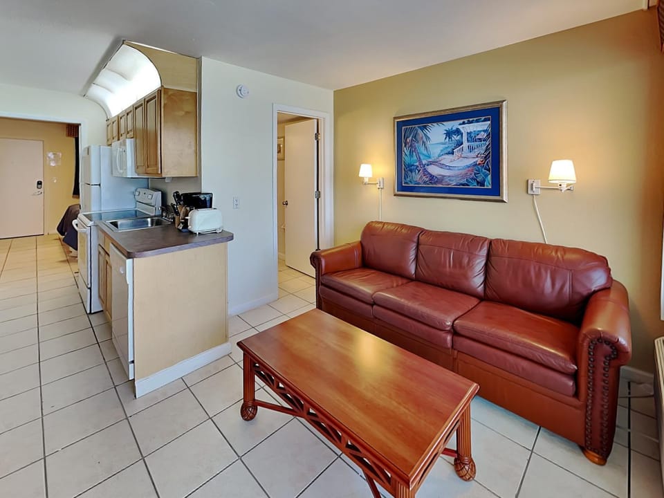 Kitchen or kitchenette, Living room, Seating area, furniture