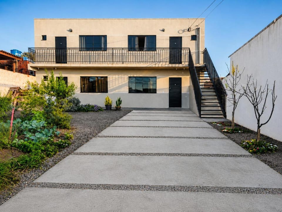 Property building, Garden, Inner courtyard view