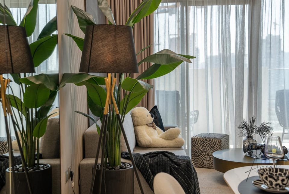 Cosy Corner 1BR Designer Apt Luxe Nest in JVC Apartment in Dubai