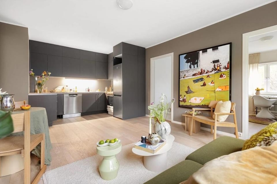 Kitchen or kitchenette, Living room