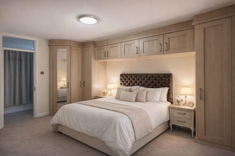 Bed, Bedroom, wardrobe
