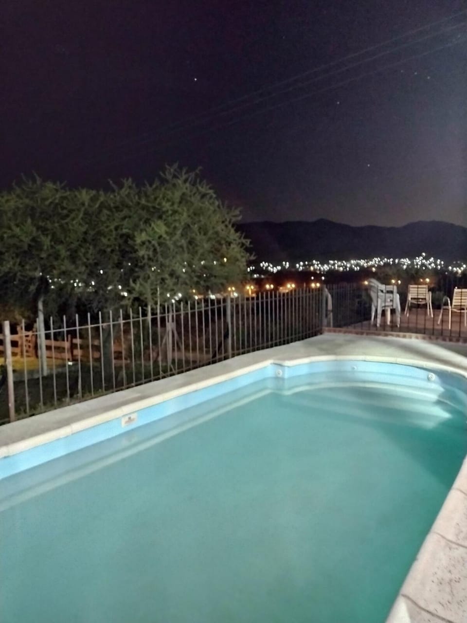 Night, Swimming pool