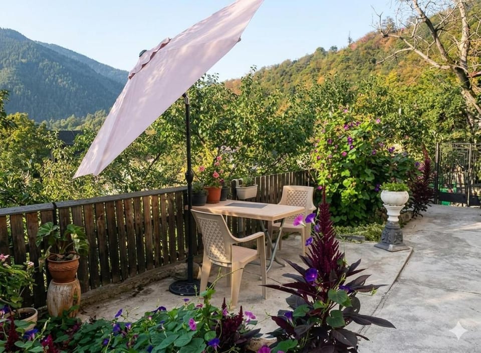 Patio, Day, Natural landscape, Garden, View (from property/room), Balcony/Terrace, Garden view, Mountain view