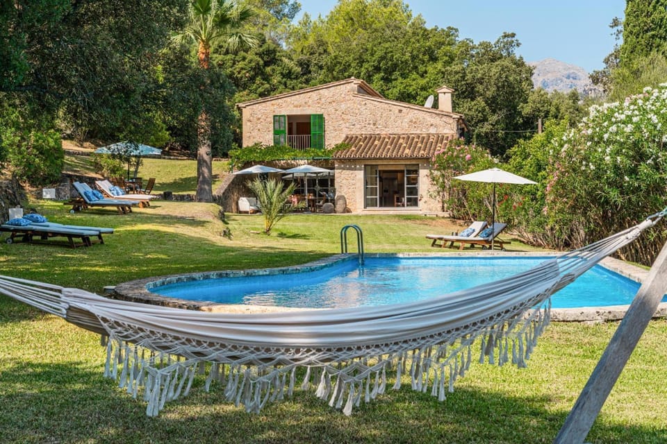 Property building, Living room, Swimming pool