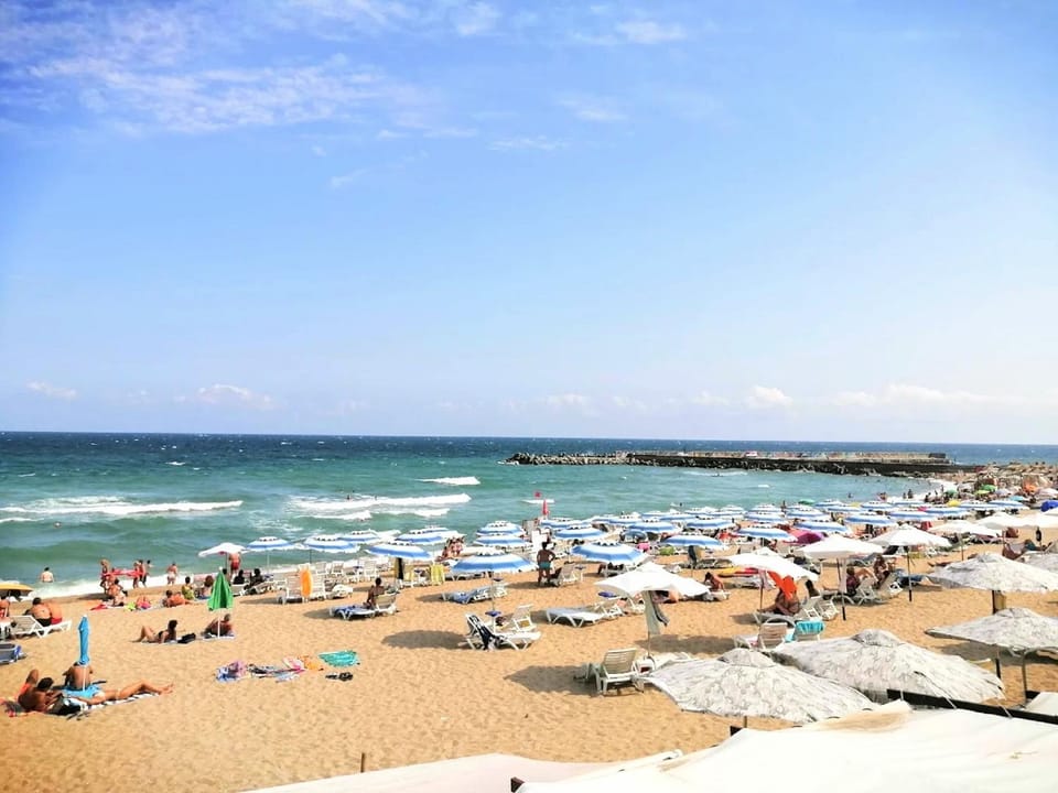 Beach, sunbed