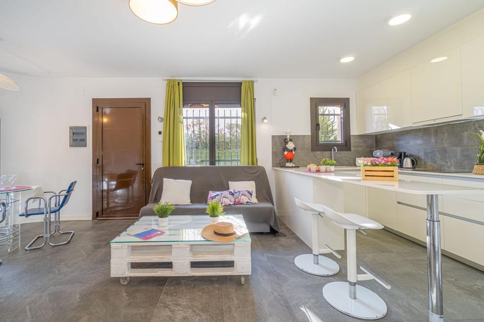 Kitchen or kitchenette, Living room, Dining area