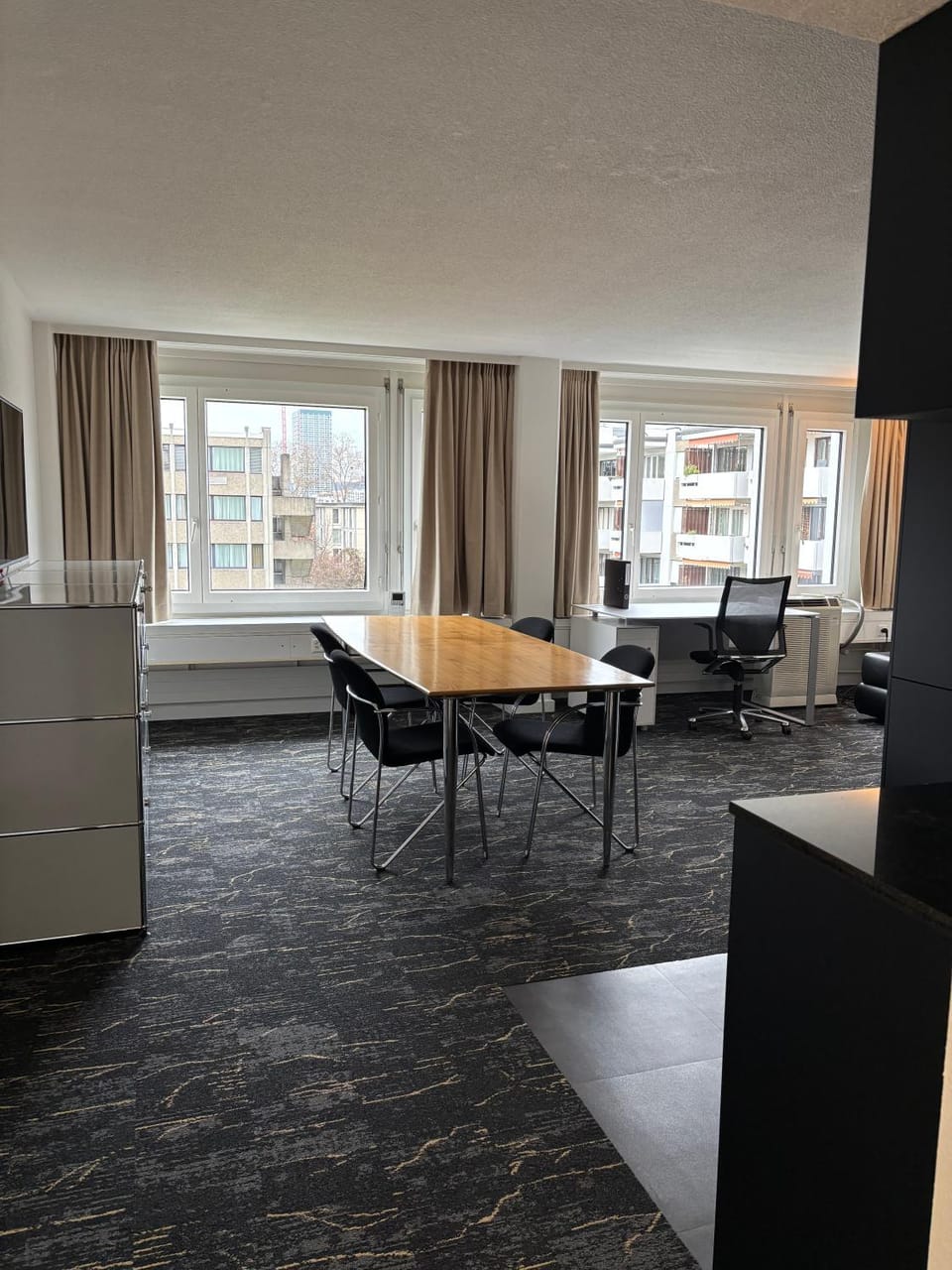 Living room, Seating area, Dining area