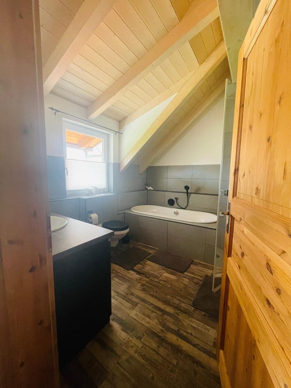 Property building, Bathroom, Living room