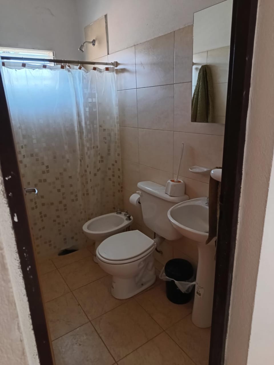 Shower, Bathroom, bidet, towels