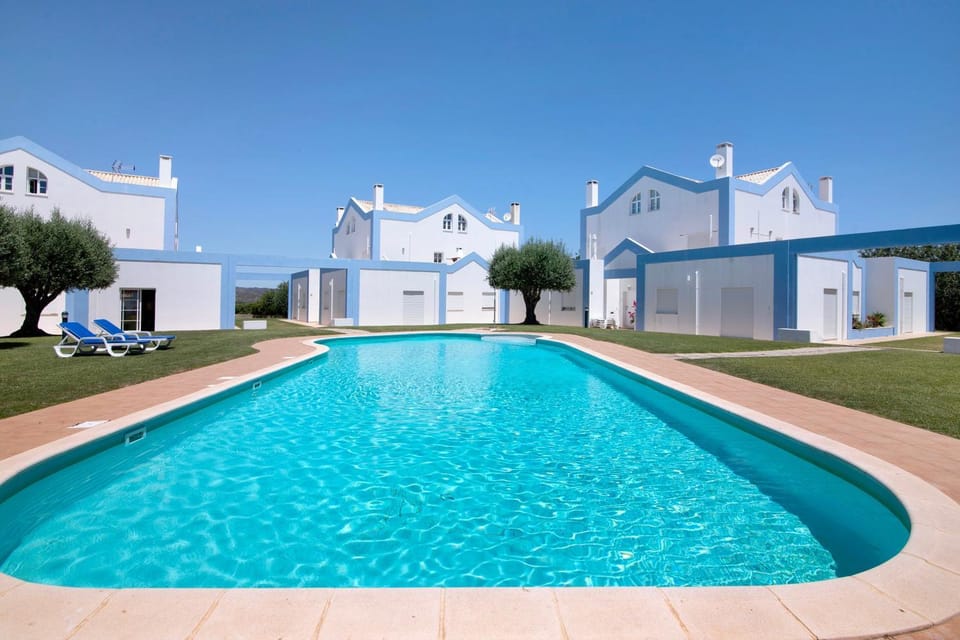 Property building, Living room, Swimming pool