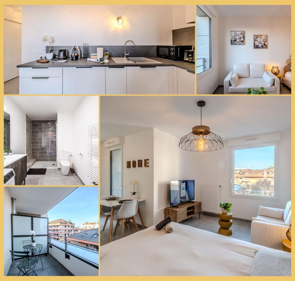 Le Dessaix I Studio I Thonon-les-Bains Apartment in Thonon-les-Bains
