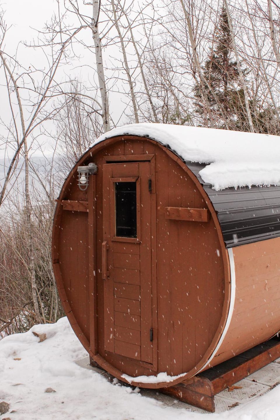 Winter, Sauna