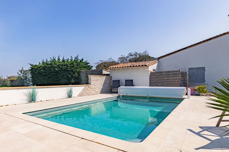Property building, Living room, Swimming pool