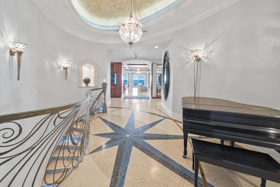 Beach Castle l Private Beachfront home with heated pool ping pong and pool table House in Miramar Beach