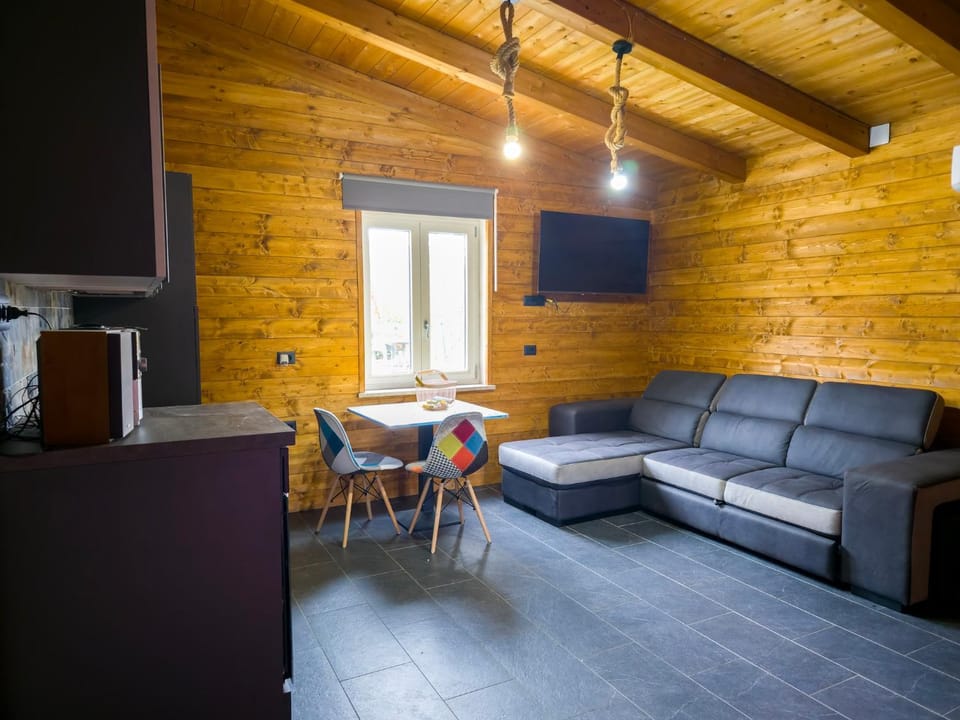 Living room, kitchen