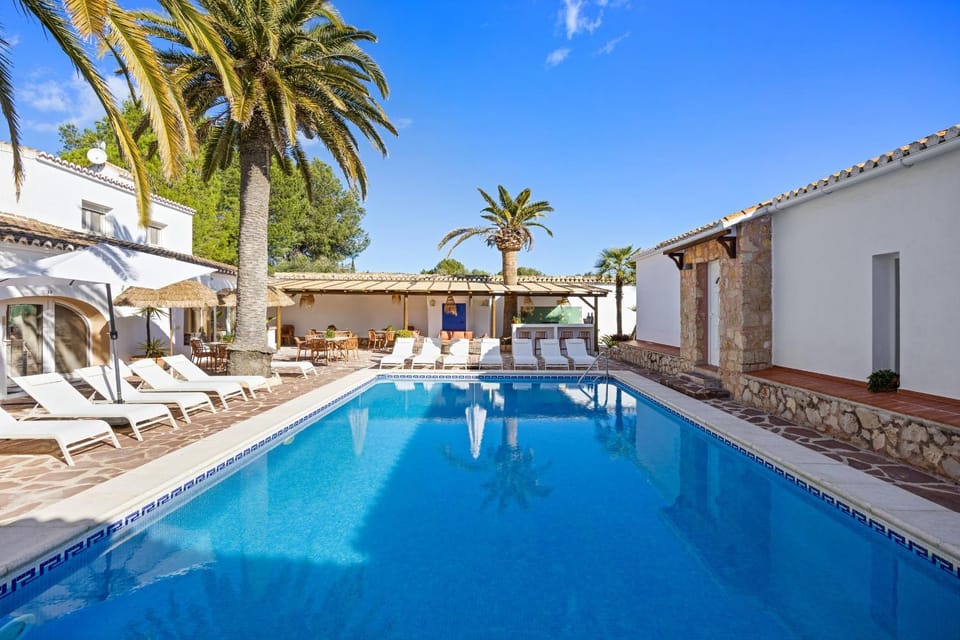 Property building, Patio, Pool view