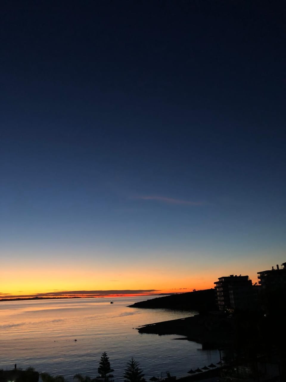 Natural landscape, Sea view, Sunset