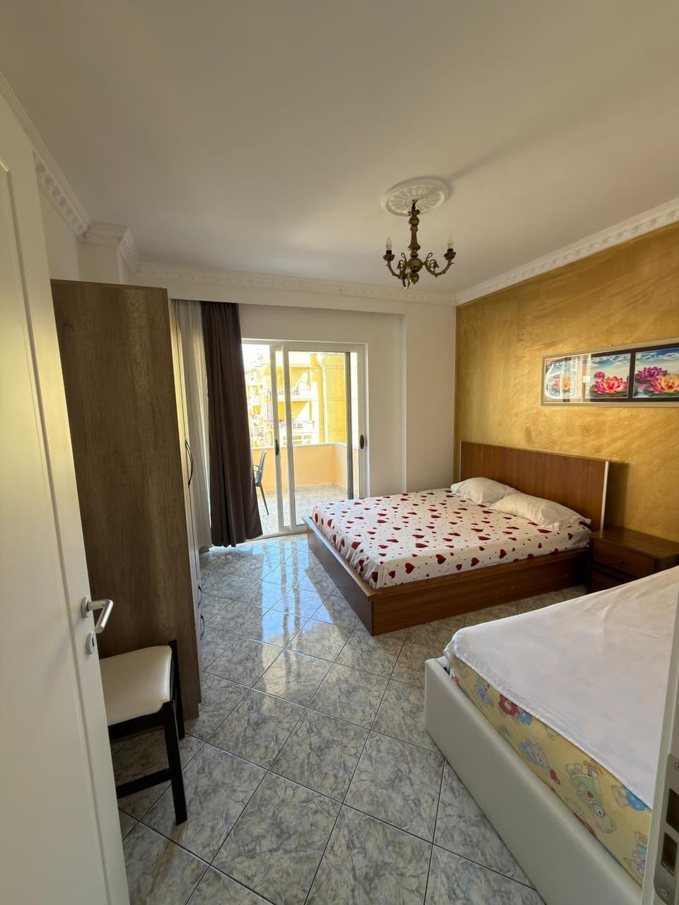 Bed, Photo of the whole room, Bedroom, wardrobe