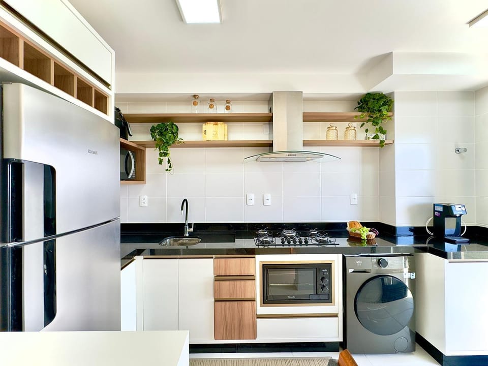 Kitchen or kitchenette, oven, stove