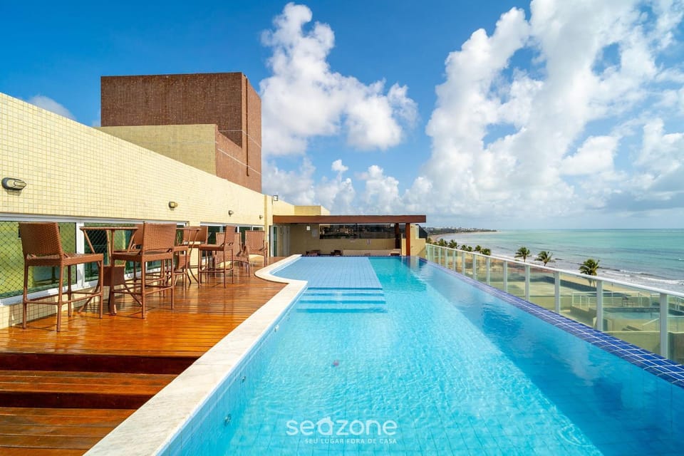 Your complete stay with a rooftop pool, 40m from the beach in Cabedelo – CMZs Apartment in Cabedelo