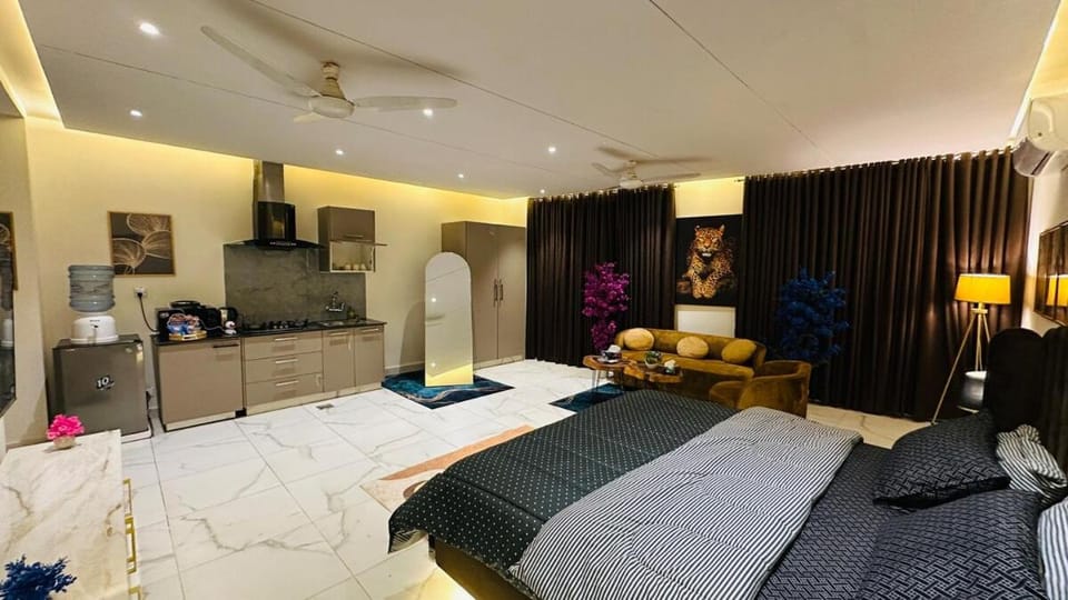 Studio Apartment In Gulberg with Views and Magical Views Apartment in Lahore