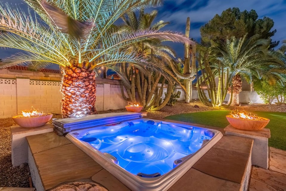 NEW Grotto Falls Retreat with Pool & Waterslide House in Scottsdale