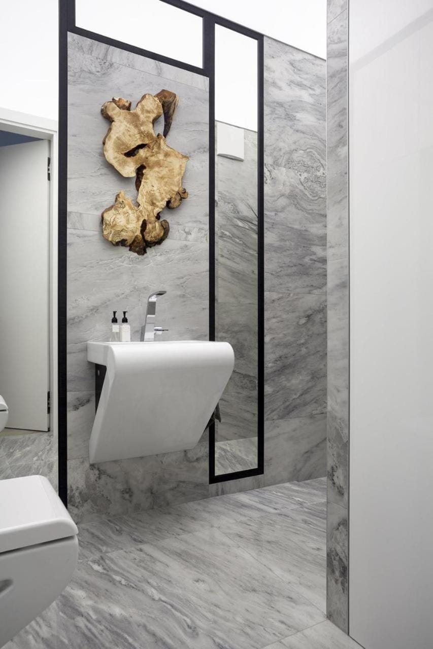 Modern White Moss Apartment Kaunas Center Apartment in Lithuania