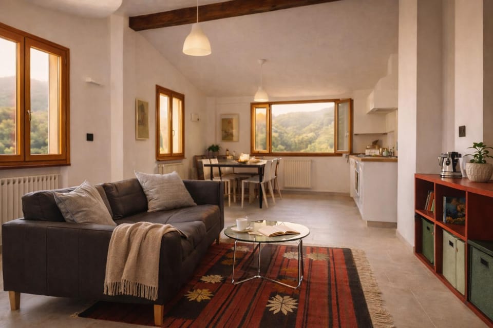 View (from property/room), Living room, Dining area
