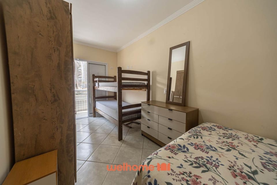 Apartamento em Praia Grande 900m da Praia do Forte Apartment in State of São Paulo