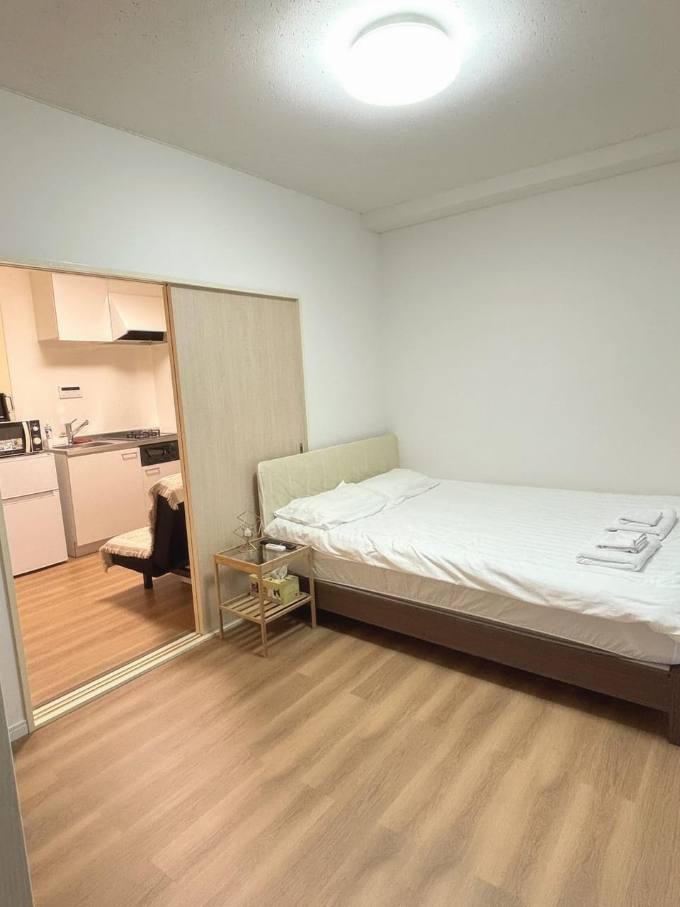 Kitchen or kitchenette, Photo of the whole room, Bedroom