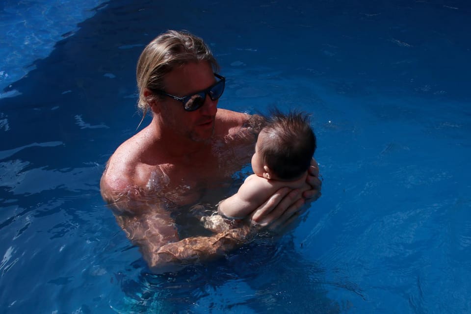 People, Swimming pool, children
