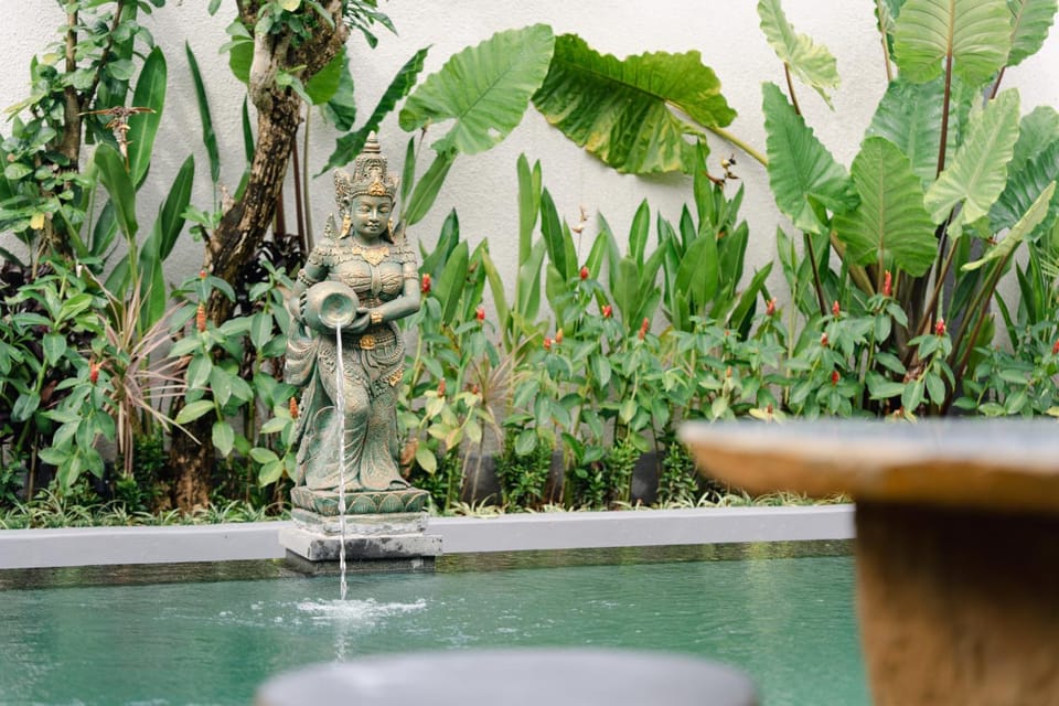 Natural landscape, Garden, Pool view