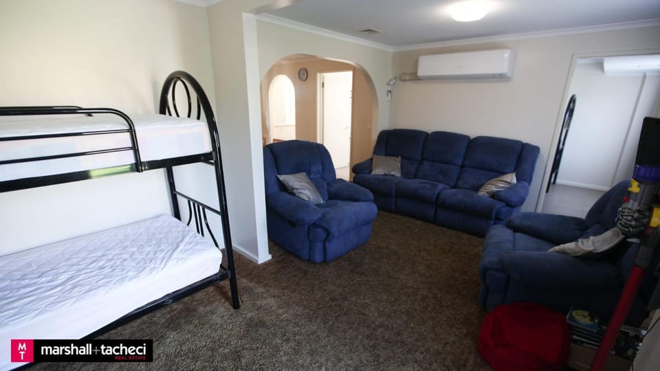 Bed, Living room, bunk bed, air conditioner
