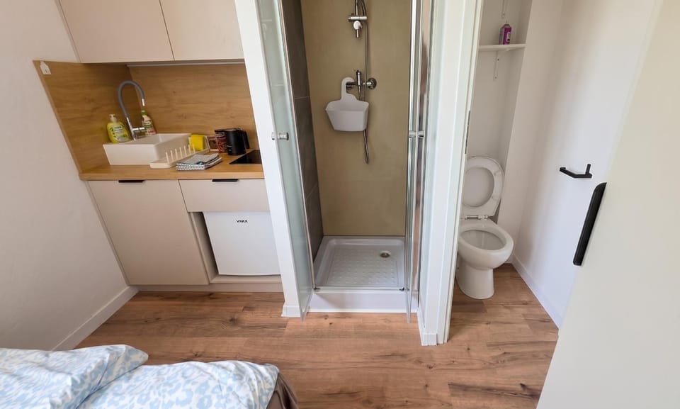 Shower, Toilet, Bathroom, Kitchen or kitchenette