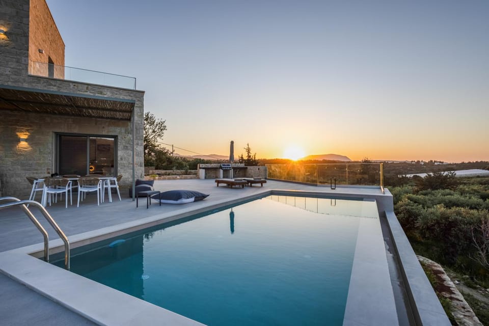 Natural landscape, Swimming pool, Swimming pool, Sunrise