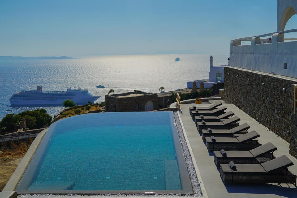 Day, Pool view, Sea view, Swimming pool
